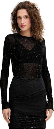 Pinko Jersey Pico - Knitwear - Mujer - Negro - XS