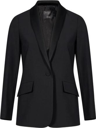 Antonelli Pandolce Blazer - Dames - Jassen - Zwart - Maat: XS Wol
