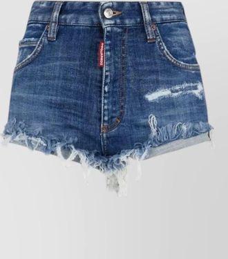 Dsquared2 denim short shorts