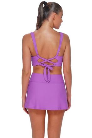 Sunsets Allison Swim Skirt Bottoms in Berry Burst at Nordstrom, Size X-Large