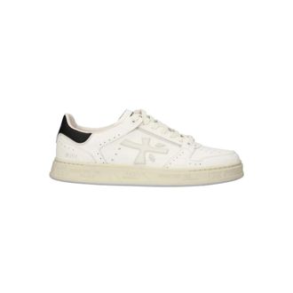 Premiata Quinn Sneakers - Heren - Schoenen - Wit - Maat: 40 EU Zijde