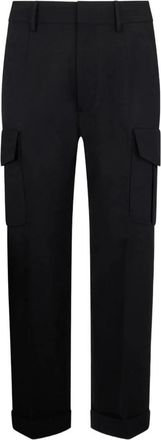 Dsquared2 Rechte broek - Heren - Straight fit broeken - Zwart - M - Broeken