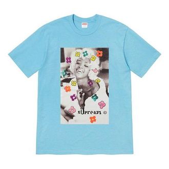 SUPREME SS20 Week 1 Naomi Tee Character Printing Short Sleeve Unisex Blue SUP-SS20-302