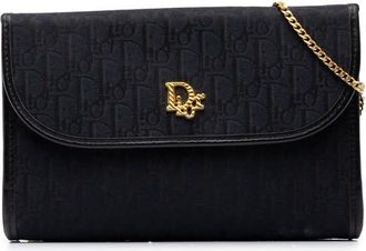 Dior Pre-owned Dior Diorissimo Trotter Canvas Chain Shoulder Bag Ladies V4L0L8RJ9ZNIAUTL