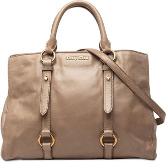 Miu Miu Pre-owned Miu Miu Vitello Shine Satchel Ladies IFC7YHFO5O98QRVQ