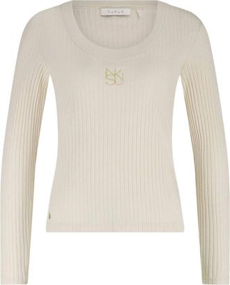 Nukus Nukus, Dames, Tops, Beige, Maat: XL