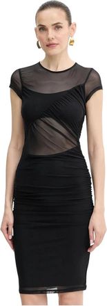 Guess Gracey Jurk - Dames - Korte kleedjes - Zwart - XS - Polyester - Kleedjes