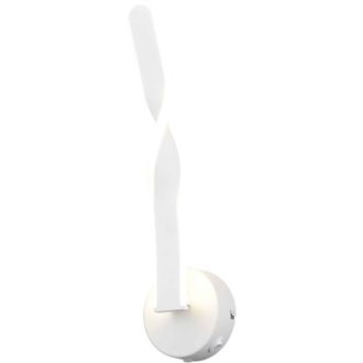 Trio Leuchten Applique LED, metallo, bianco, H 46 cm, Ginko