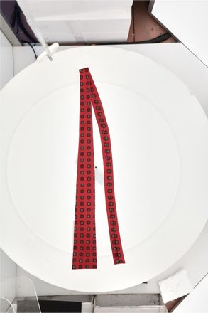 Celine Mens Tie Silk Red Ties & Bow