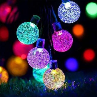 OEM Guirnalda De Luces Solares Led Impermeables De 50 Luces, 8 Modos De Iluminaci&oacute;n