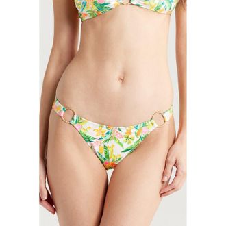 Kulani Kinis Ring Bikini Bottoms in Golden Hour at Nordstrom Rack, Size Medium