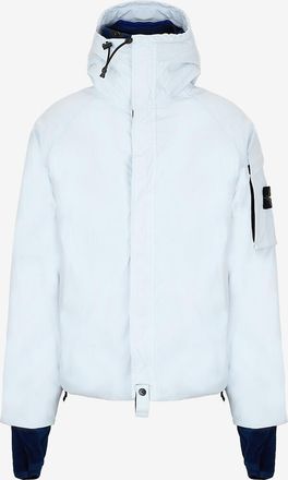 Stone Island Kurze technische Parka mit Stehkragen Heritage
