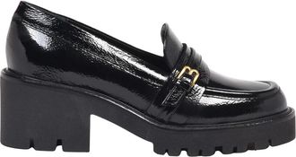 Baldinini Heeled Loafer - Dames - Schoenen - Zwart - Maat: 36 EU Leer