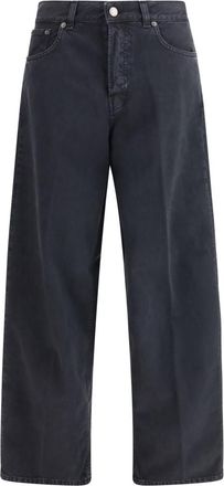 Haikure Black Loose Mid Rise Jeans