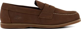 Timberland Mens Venetian - Whipstitch Loafers - Brown Nubuck - Size UK 10