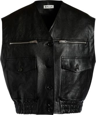 Bally Gilet con scollo a V - Nero