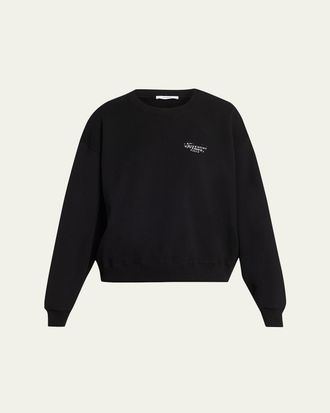 Givenchy Double Logo Stamp Crewneck Sweatshirt