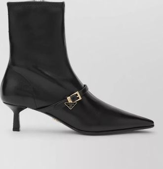 Prada leather ankle boots