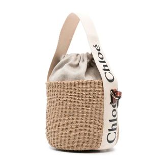 Chlo&eacute; Woody Small Basket - - Bags - Donna - Marrone - ONE SIZE