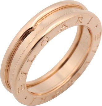 Bulgari Gold Pink Gold (18K) Band Ring (Pre-Owned)