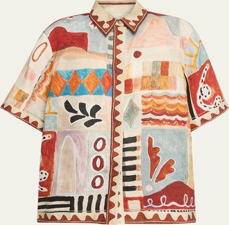 Alemais Michelle Linen Shirt