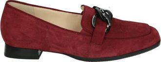 Hassia Schoenen, Dames, Bruin, 39 EU, Suède, Bordeaux Suède Instappers