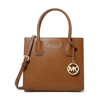 Michael Kors Handtas van leer met verstelbare schouderriem - Dames - Tassen - Bruin - Maat: ONE Size Leer