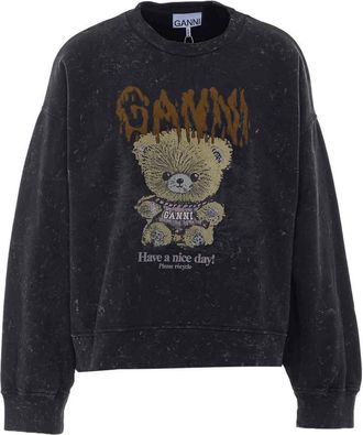 Ganni Forest Teddy Sweatshirt