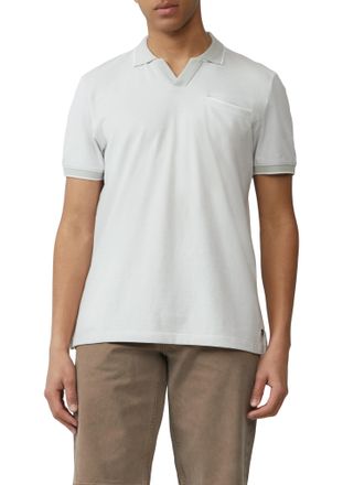 s.Oliver Poloshirt S.OLIVER, Herren, Gr. XL, weiss (sanftes wei&szlig;), Piqu&eacute;, Obermaterial: 100% Baumwolle, meliert, regular fit taillenbedeckt, kontrastfarben, Sh