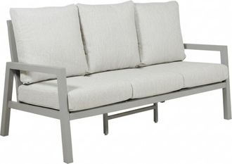 ED&Egrave;N JARD&Iacute; Sof&aacute; de exterior reclinable, Aluminio, Color Gris, 180x83x89cm