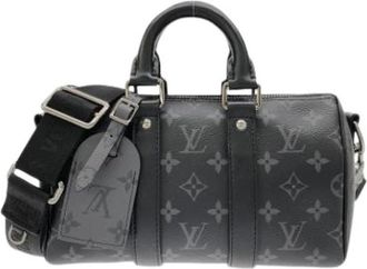 Louis Vuitton Pre-owned Monogram Eclipse Boston bag - unisex - Vintage Schoudertas - Zwart - ONE Size - Vintage