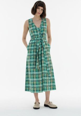 Ace & Jig Callie Sleeveless Belted V-neck Dress in Garden at Nordstrom, Size 4X-Large