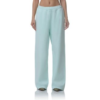 AFRM Finely Cotton Straight Leg Sweatpants in Icy Morn at Nordstrom Rack, Size Xx-Large