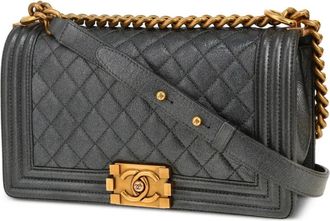 Chanel 2016 Boy gewatteerde crossbodytas - Grijs