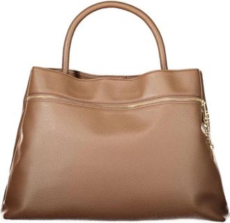 Twinset Bruine handtas met polyethyleen materiaal - Dames - Handtassen - Bruin - ONE Size - Tassen