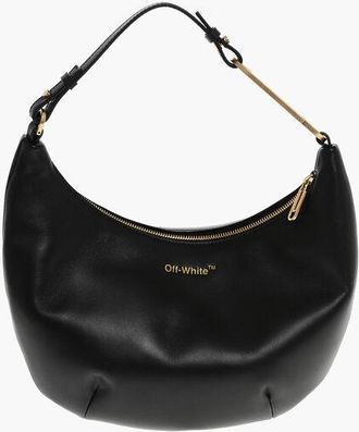 Off-white Borsa Hobo in Pelle con Chiusura a Zip taglia Unica