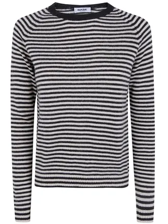base Sweater Striped Round Neck