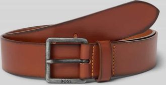 HUGO BOSS G&uuml;rtel aus echtem Rindsleder Modell JEEKO_SZ40 in Mittelbraun, Gr&ouml;&szlig;e 100
