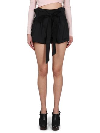 Philosophy di Lorenzo Serafini High-Waisted Shorts With Bow Belt