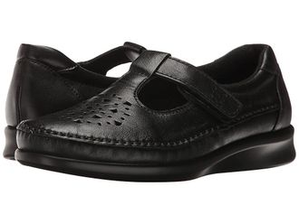 SAS Loafers Womens Shoes Black Smooth : 10 S - Slim (AAA), Leather