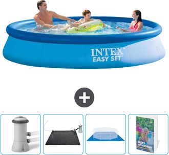 Intex Piscina Easy Set Redonda - 366x76 Cm - 7-piezas Scb110