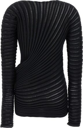 Issey Miyake Womens Black Polyester Shirt