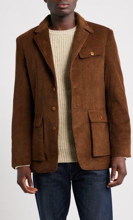 Schott NYC Weekend Corduroy Blazer in Brown at Nordstrom, Size Xx-Large