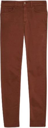 Liu Jo High-waisted Divine Skinny Jeans - Dames - Slim Fit Broeken - Bruin - W25 - Katoen - Broeken