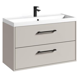 Badplaats Badplaats Mueble De Ba&ntilde;o Florence 01 80 X 40 Cm - Beige - Mueble