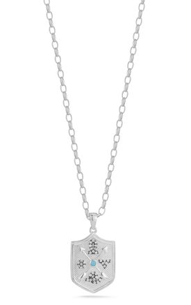 Glaze Jewelry Sterling Silver Love Shield Necklace