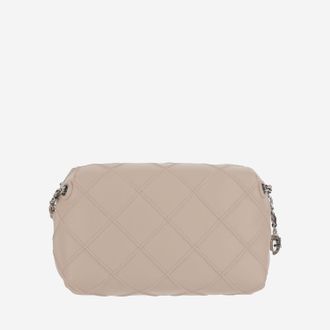 Tory Burch Womens Fleming Soft Shoulder Bag Pink Leather