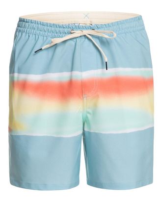 Quiksilver Boardshorts QUIKSILVER Surfsilk Air-Brush 17, Herren, Gr. M, blau (sky blau), Obermaterial:53% Microfaser, 35% Microfaser, 12% Elasthan;, Hosen Boards