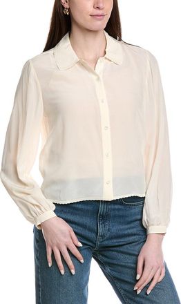 Frame Denim The Silk Prim Blouse