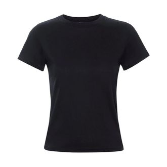 Frame Denim T-Shirts, female, Black, M, Supima Cotton Crew Neck T-Shirt